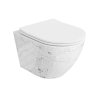 Lavita Sofi Slim Paper Zestaw Toaleta WC bez kołnierza 49x36,5 cm krótka + deska wolnoopadająca biały 5900378326489