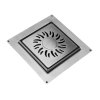 McAlpine Odpływ punktowy 21,2x21,2 cm wzór Solier stal nierdzewna CD150-90-BSOL