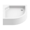 New Trendy Artus Brodzik p&oacute;łokrągły 90x90x21 cm biały B-0360
