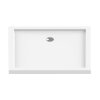 New Trendy Cantare Brodzik prostokątny 120x80x6 cm biały B-0142
