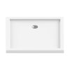 New Trendy Cantare Brodzik prostokątny 90x90x6 cm biały B-0137