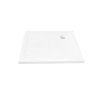New Trendy Mild Stone Brodzik kwadratowy 90x90 cm biały B-0542