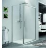 Novellini Kuadra 2.0 F Ścianka prysznicowa 119-121x200 cm szkło przezroczyste profile chrom K2F119-1K