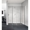 Novellini Young 2.0 2A Drzwi prysznicowe uchylne wnękowe 117-121x200 cm, profile chrom szkło przezroczyste Y22A117-1K