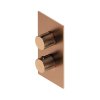 Omnires Contour Bateria wannowo-prysznicowa termostatyczna podtynkowa miedź szczotkowana CT8036CPB