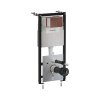 Omnires Eco Flush Set Zestaw Stelaż WC StrongFrame z Eco spłukiwaniem + przycisk WC Steel-R45 miedź antyczna szczotkowana STFWCECO1R45-RORB