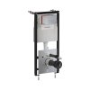 Omnires Eco Flush Set Zestaw Stelaż WC StrongFrame z Eco spłukiwaniem + przycisk WC Steel-R45 nikiel szczotkowany STFWCECO1R45-RNI