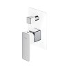Omnires Parma Bateria wannowo-prysznicowa podtynkowa chrom/biały PM7435CRB