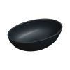 Omnires Shell M+ Umywalka nablatowa 50x32 cm black lava mat SHELL500UNBLV