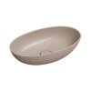 Omnires Shell M+ Umywalka nablatowa 60x35 cm dune beige mat SHELLUNDB