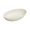 Omnires Shell M+ Umywalka nablatowa 60x35 cm white sand mat SHELLUNWS