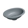 Omnires Shell M+ Umywalka podblatowa lub wpuszczana 44x31 cm ash grey mat SHELL380UPAG