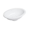 Omnires Shell M+ Umywalka podblatowa lub wpuszczana 44x31 cm biała SHELL380UPBP