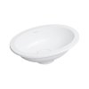Omnires Shell M+ Umywalka podblatowa lub wpuszczana 44x31 cm biały mat SHELL380UPBM