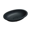 Omnires Shell M+ Umywalka podblatowa lub wpuszczana 54x37 cm black lava mat SHELL480UPBLV