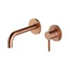 Omnires Y Bateria umywalkowa podtynkowa element zewnętrzny 18,5 cm miedź szczotkowana Y1215HROCPB