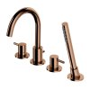 Omnires Y Bateria nawannowa 4-otworowa miedź Y1232CP