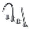 Omnires Y Bateria nawannowa 4 otworowa nikiel Y1232NI