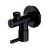 Omnires Zawór kątowy 1/2"x3/8" czarny półmat 8857BL