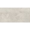 Opoczno Quenos White Steptread Płytka podłogowa 29,8x59,8 cm, biała OD661-076