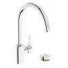 Oras Optima Bateria kuchenna wysoka z zaworem do zmywarki Bluetooth chrom 2639AF 