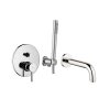 Paffoni Stick Bateria wannowo-prysznicowa podtynkowa chrom SK015ZWW
