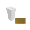 PMD Besco Assos S-Line Glam Umywalka wolnostojąca 50x40x85 cm złota/biała UMD-AP-WOZ
