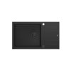 Quadron Evan 136 Zlewozmywak granitowy jednokomorowy 86x50 cm czarny HCQE58650U7_BLM_P2O