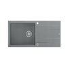 Quadron Evan 146 Zlewozmywak granitowy jednokomorowy 100x50 cm szary/stalowy HCQE10050U5_BS_P2O