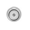 Quadron Hugo 210 Zlewozmywak stalowy jednokomorowy 49 cm satyna HD210SAT4936