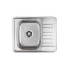 Quadron Kevin 116 Zlewozmywak stalowy jednokomorowy 58x48 cm len HD116LEN5848