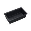 Quadron Logan 110 Zlewozmywak granitowy jednokomorowy 76x44 cm czarny mat HQD7644U7_BLM_I