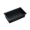 Quadron Logan 110 Zlewozmywak granitowy jednokomorowy 76x44 cm czarny mat HQD7644U7_BLM_U