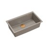 Quadron Logan 110 Zlewozmywak granitowy jednokomorowy 76x44 cm szarobeżowy/miedziany HQD7644U4_PVDC1_I