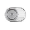 Quadron Tom 211 Zlewozmywak stalowy jednokomorowy 77x50 cm satyna HD211SAT7750