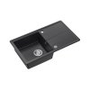 Quadron Tony 111 Zlewozmywak granitowy jednokomorowy 78x45 cm czarny black dotted HTO7845CZK