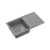 Quadron Tony 111 Zlewozmywak granitowy jednokomorowy 78x45 cm szary silver stone HTO7845SZK