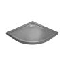 Radaway Doros A Brodzik półokrągły 90x90 cm stone antracytowy SDRA9090-01-64S