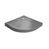 Radaway Doros A Compact Brodzik półokrągły 80x80 cm stone antracytowy SDRA8080-05-64S