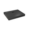 Radaway Doros D Compact Brodzik prostokątny 100x80 cm stone czarny SDRD1080-05-54S