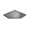 Radaway Doros PT Brodzik pięciokątny 80x80 cm stone antracytowy SDRPT8080-01-64S