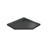 Radaway Doros PT Brodzik pięciokątny 80x80 cm stone czarny SDRPT8080-01-54S