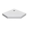 Radaway Doros PT Compact Brodzik pięciokątny 100x100 cm biały SDRPT1010-05