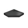 Radaway Doros PT Compact Brodzik pięciokątny 100x100 cm stone czarny SDRPT1010-05-54S