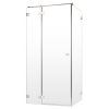 Radaway Essenza Pro White KDJ Drzwi uchylne 110x200 cm lewe profile białe szkło przezroczyste 10097110-04-01L