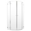 Radaway Essenza Pro White PDD Drzwi uchylne 100x200 cm lewe profile białe szkło przezroczyste 10095100-04-01L