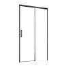 Radaway Idea Black DWJ Drzwi prysznicowe przesuwne wnękowe 150x200,5 cm lewe profile czarne szkło przezroczyste 387019-54-01L