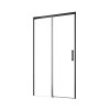 Radaway Idea Black DWJ Drzwi prysznicowe przesuwne wnękowe 160x200,5 cm lewe profile czarne szkło przezroczyste 387020-54-01L