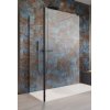 Radaway Modo New Black IV Kabina walk-in 130x200 cm profile czarne szkło przejrzyste 389634-54-01