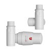 Radox Valves RX-10T Zawór termostatyczny lewy traffic white mat 9016M VT-RX-10T.001M.L